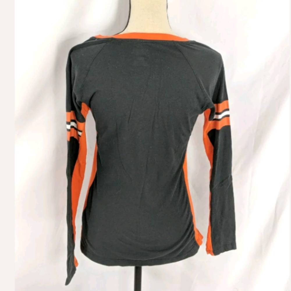 🌺Bengal's Football sexy lace up Long Sleeve Tee S - Picture 2 of 7